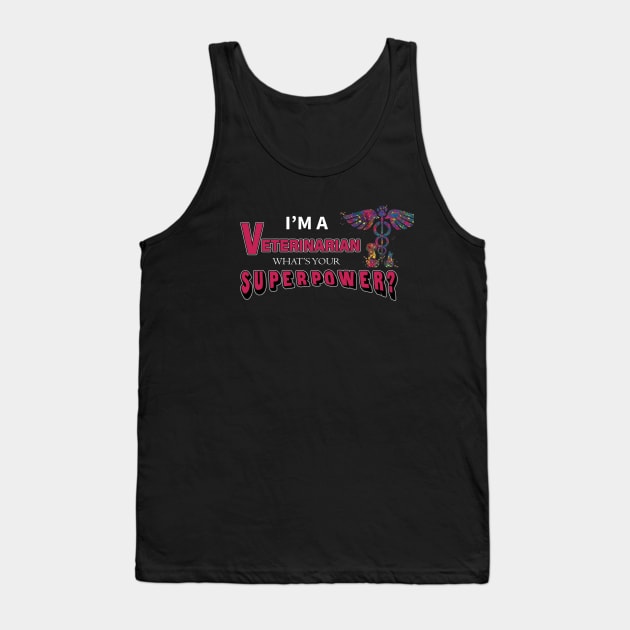 I'm a Veterinarian Tank Top by JiiKo